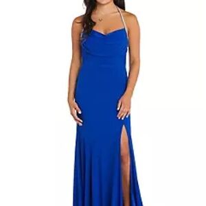 Elegant Blue Morgan & Co Dress